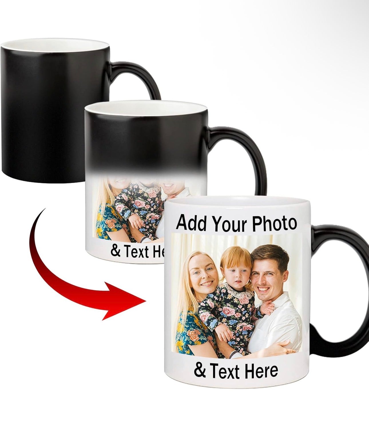 Taza mágica personalizada (cambia con el calor)