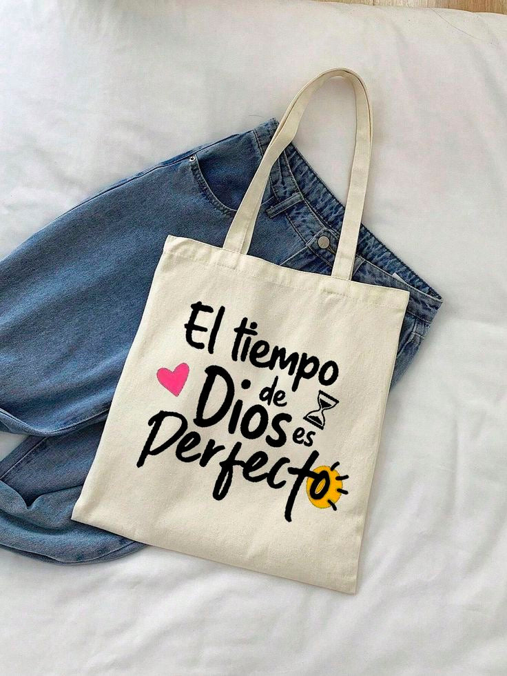 Bolsa de Tela Personalizada 🛍️ | Tote Bag con Nombre, Frase o Diseño