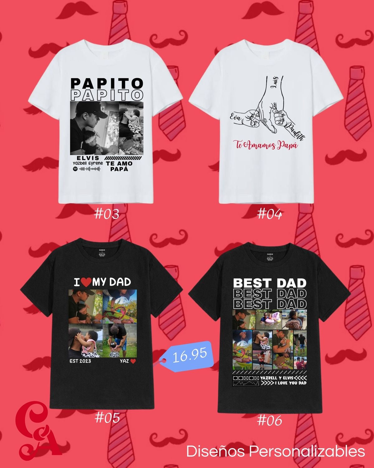 Pulóver Personalizado para Papá 👕💙 | Con Fotos, Nombre o Frases