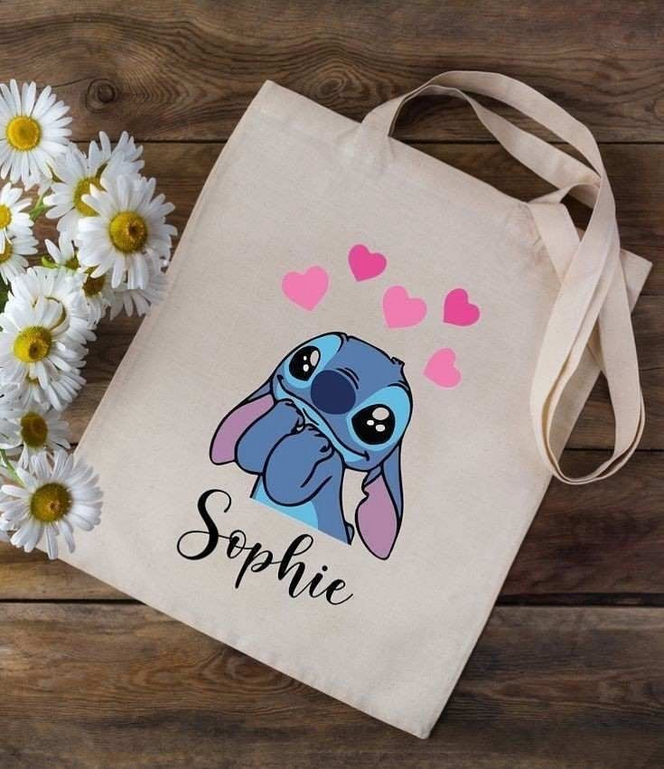 Bolsa de Tela Personalizada 🛍️ | Tote Bag con Nombre, Frase o Diseño