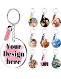 Llavero Personalizado 💖 | Con Foto, Nombre o Inicial